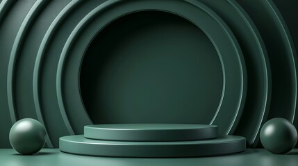 Modern Minimalist Stage Design for Presentations