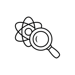 Scientific Discovery vector icon stock illustration