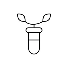 Biotechnology vector icon stock illustration