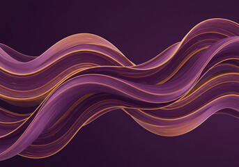 Abstract glass shapes blend with Chromatic dispersion effect. 3d render.