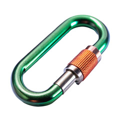 climbing rope isolated on white background