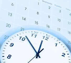 Clock and calendar