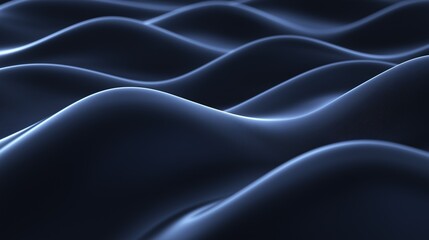 Obraz premium Abstract background with a dark blue color. it has a wave-like pattern that creates a sense of movement and depth.