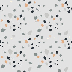 Modern Abstract Terrazzo Seamless Pattern