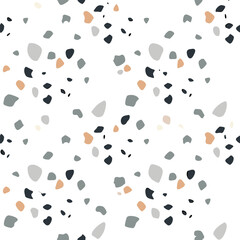 Modern Abstract Terrazzo Seamless Pattern