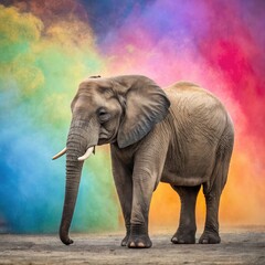 Fototapeta premium elephant in the wild