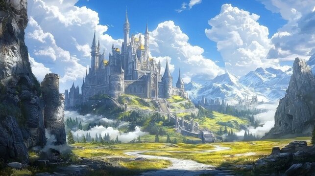 The Essence of Adventure: MMORPG Game Artistic Environments