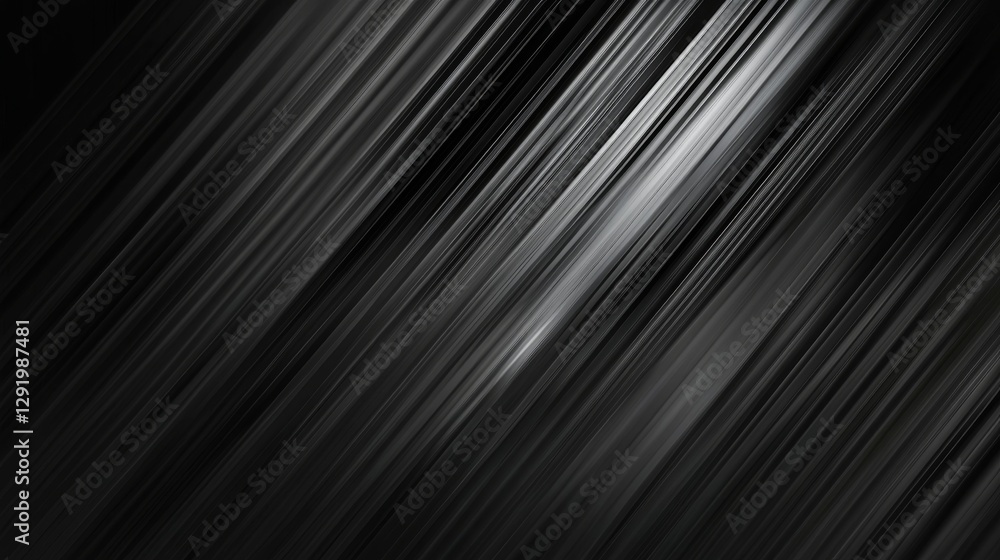 Poster abstract black and gray diagonal lines background, smooth texture and lighting effects. modern digit