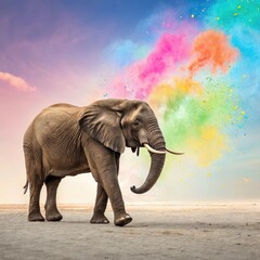 elephant in the wild