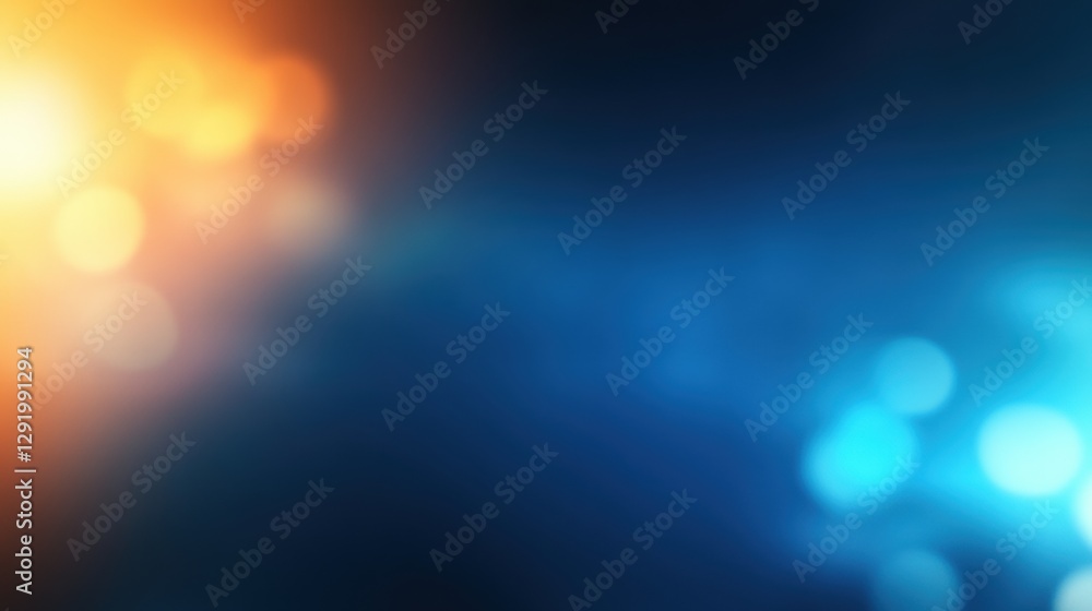 Poster abstract blurred background with bokeh lights in soft focus for creative design and photography