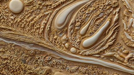 close up of a golden egg, ai generated