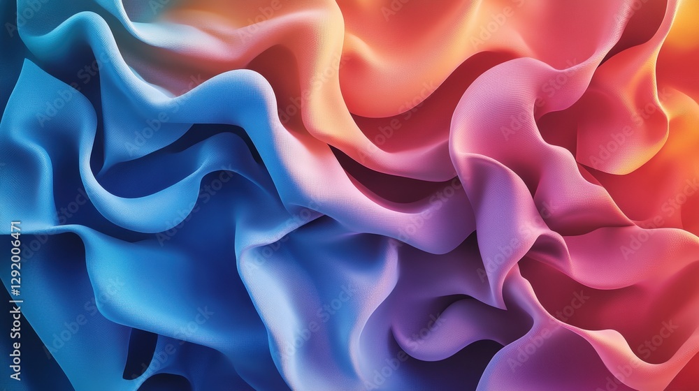 Poster colorful abstract background with a variety of vibrant hues and patterns for creative design project