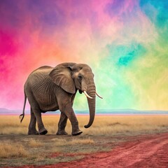 Obraz premium elephant in the wild