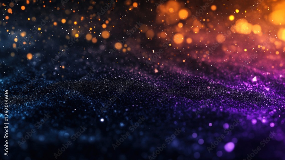Aufkleber dark background with colorful lights creating a vibrant and dynamic visual effect for photography