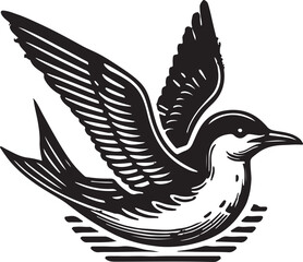 Obraz premium vector illustration of a bird