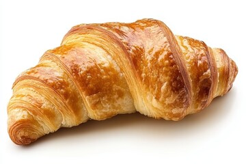 Flaky French Croissant with Golden Layers