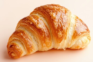 Flaky French Croissant with Golden Layers