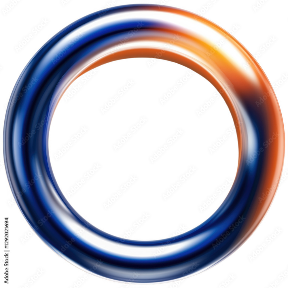 Poster colorful abstract swirl resembling a dynamic circular motion in vibrant hues