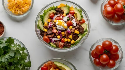 Delicious Steak   Avocado Salad Bowl Recipe