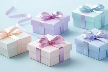Obraz premium Impressive gift coupons presented in delightful 3D illustrations.