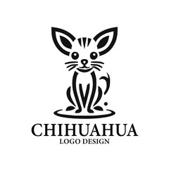 Chihuahua Vector Logo Design