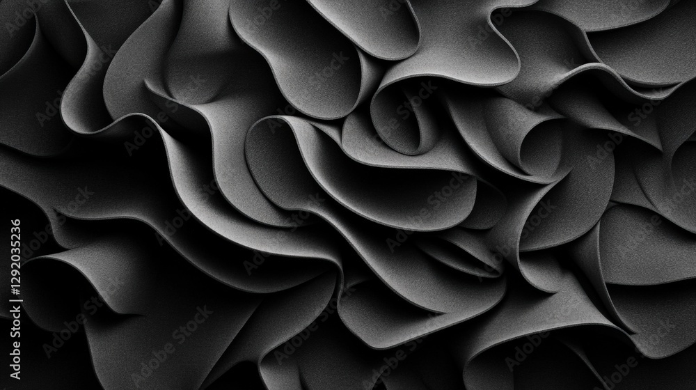Poster black and white abstract background with textured patterns and shapes for artistic design and photog