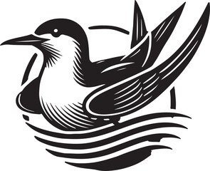 vector illustration of an eagle