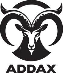 vector image of a goat