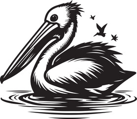 illustration of a pelican