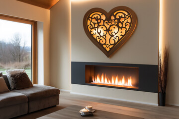  intricate heart wall art