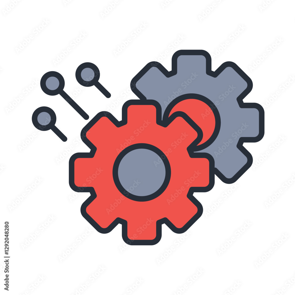 Poster ai development icon. vector.editable stroke.linear style sign for use web design,logo.symbol illustr