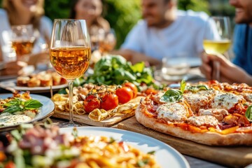 Obraz premium Pasta food banner