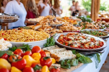 Fototapeta premium Pasta food banner
