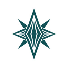 Obraz premium Abstract geometric logo vector element.
