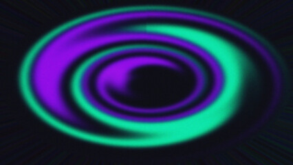 A glowing purple neon vortex spirals against a deep black background, creating a dynamic and futuristic space-inspired effect with an electrifying ambiance.