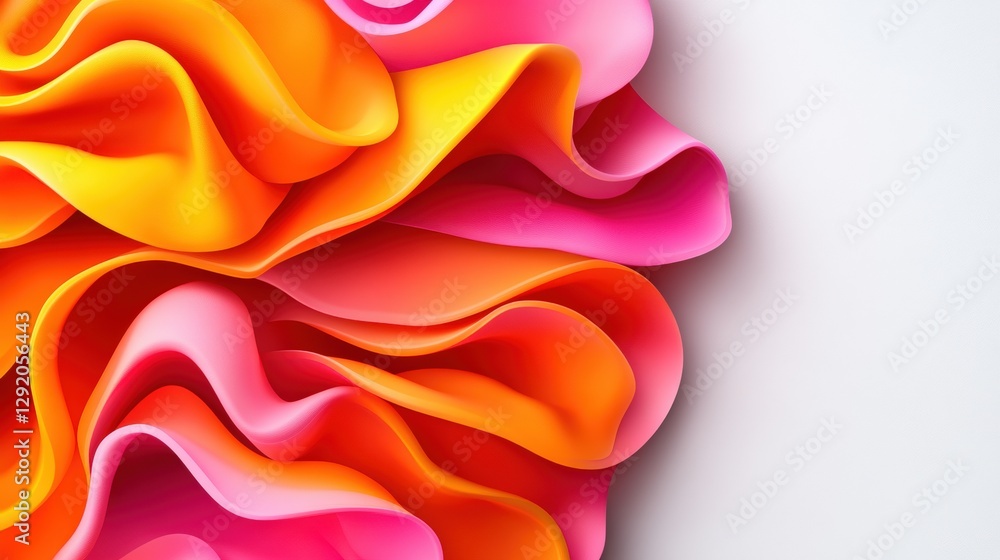 Aufkleber abstract background with colorful fluid shapes and textures creating a vibrant and dynamic visual co