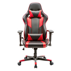 Gaming chair isolated on transparent background