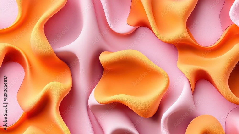 Poster colorful pink and orange abstract background with a unique pattern and texture for creative design p