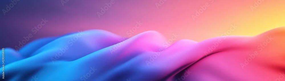 Poster abstract background featuring colorful waves and a textured design for artistic and creative project