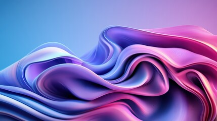 Obraz premium Abstract background with smooth flowing lines in various colors and soft gradients for design projects