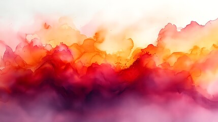 Warm abstract painting with delicate brushstrokes HD photos