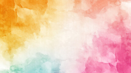 Obraz premium gentle warm watercolor bleed