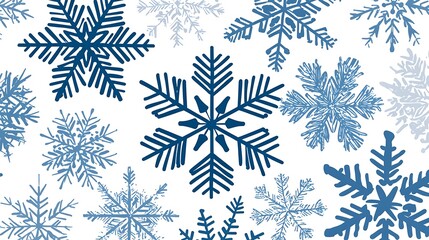 Snowflakes, isolated, winter, pattern background, for winter events