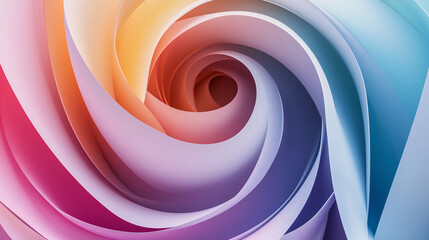 Abstract spiral color gradient design digital art visual art creative studio artistic perspective modern aesthetic