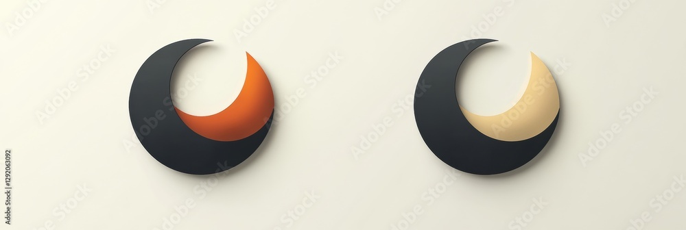 Poster Comparison of outdated logo with modern sleek redesign showcasing branding concept evolution and visual identity enhancement. Generative AI