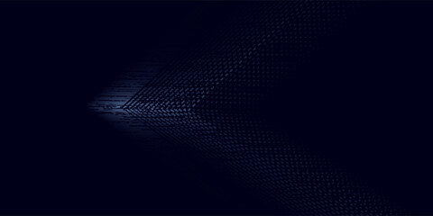 3D blue techno abstract background overlap layer on dark space with glowing dots shape decoration. Modern graphic