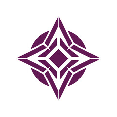 Obraz premium Abstract geometric logo vector element.