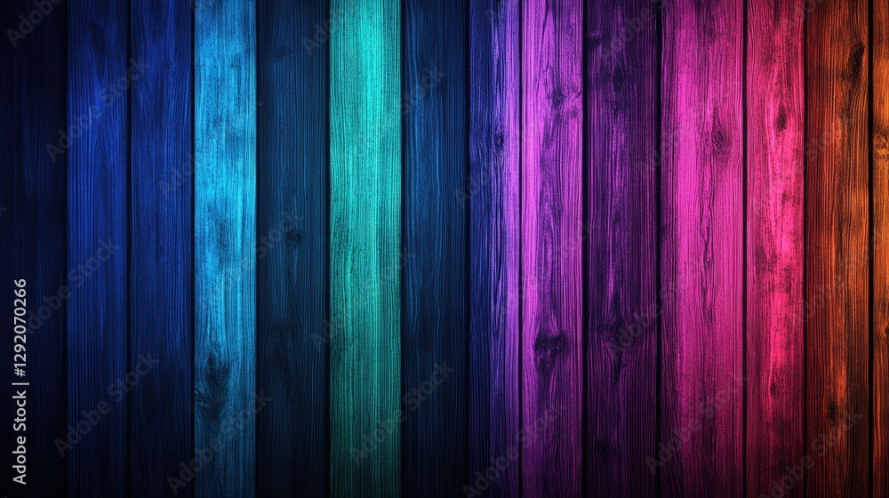 Poster collection of colorful wooden wallpapers with various patterns and textures arranged in a seamless l