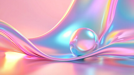  iridescent fluid texture
