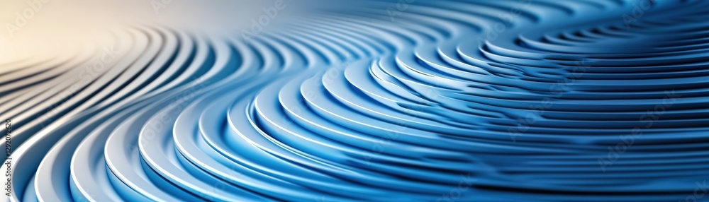 Poster close up of blue and white abstract background with artistic patterns and textures